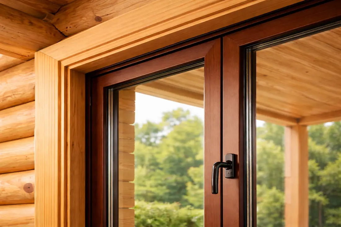 Стабильная геометрия проёмов в доме из сухого бруса