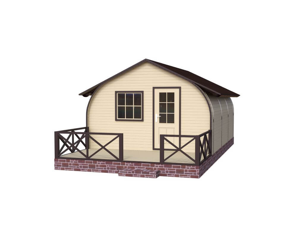 Веранда открытая 4х1,5м