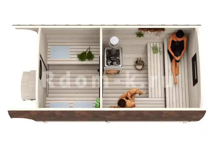 Квадробаня «Классик-3» 5,25м