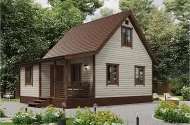 Дачный дом «Калина» 6х6