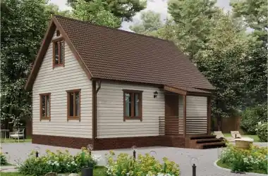 Дачный дом «Кедр» 6х8