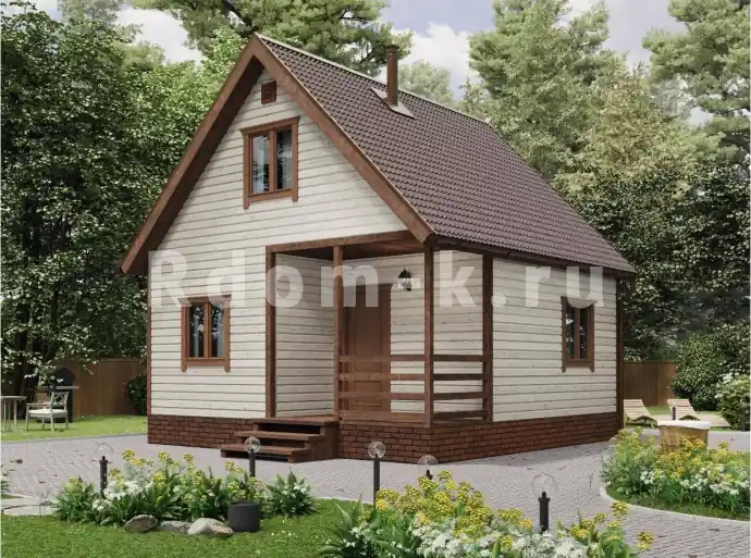 Дачный дом «Яблонька» 6х6