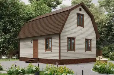 Дачный дом «Кедр» ЛК 6х8