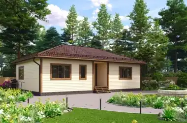 Коттедж 8х12м «Печорин»