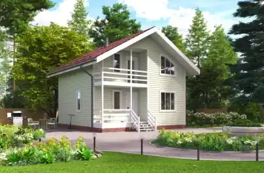 Коттедж 7.7х7.5м «Есенин»