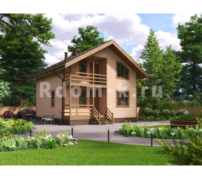 Коттедж 8.5х7.5м «Чехов»