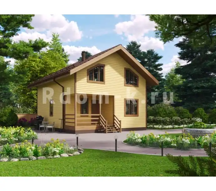 Коттедж 9х7.5м «Давыдов»