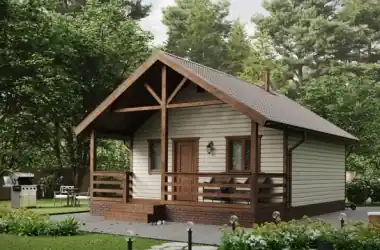 Дачный дом «Рассвет» 6х6