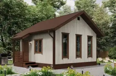 Дачный дом «Вертикаль» 6х6