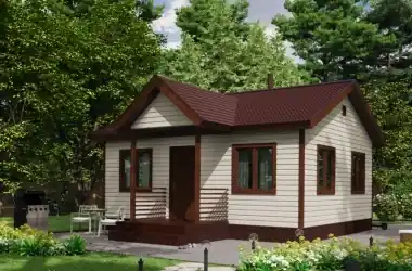 Дачный дом «Восход» 6x7
