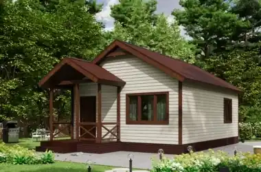 Дачный дом «Зима» 6х8