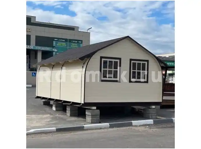 Тыльная сторона домика Анника 4x6