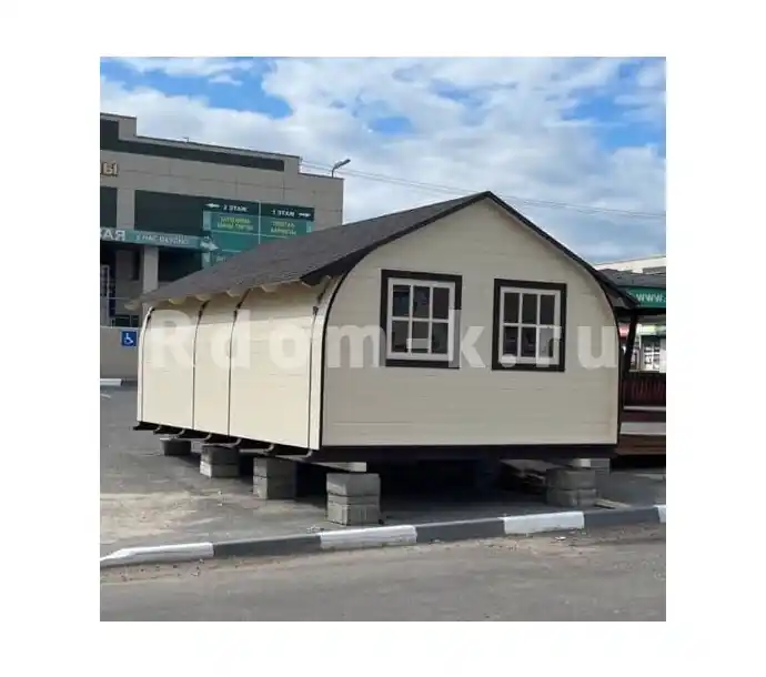 Тыльная сторона домика Анника 4x6