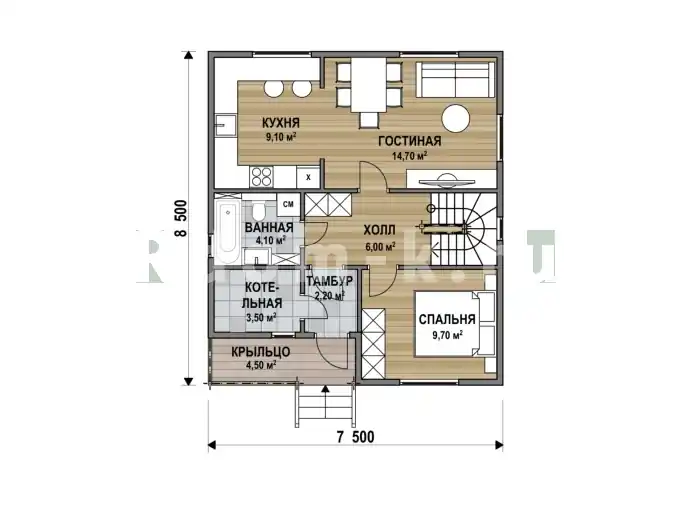 План 1 этажа 