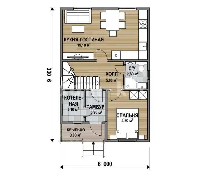 План 1 этажа 