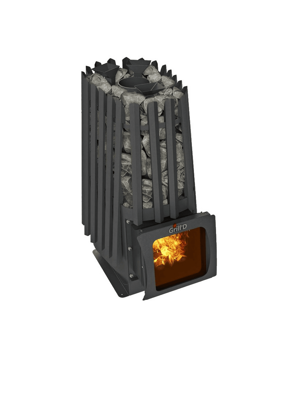 Печь Grill D Cometa 180 Vega long МАХ с закрытой каменкой